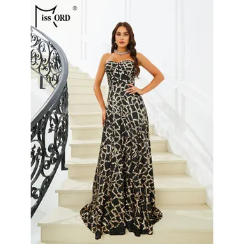 Dámské šaty Dlouhé večerní šaty LissCord lC1207 Barva: Černá, Velikost: L