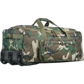 turistický batoh 101INC Taška COMMANDO na kolečkách WOODLAND