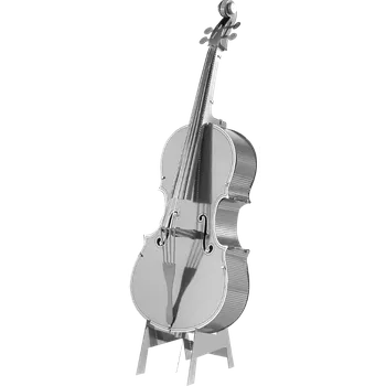 ostatní stavebnice Kovová stavebnice - Stříbrná Hudební nástroj: Housle