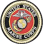 ROTHCO Nášivka DELUXE kulatá U.S.M.C. 10 cm