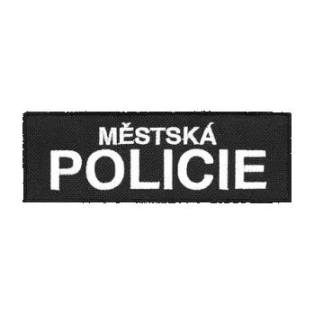 Nášivka NAVYS Nášivka MĚSTSKÁ POLICIE malá ČERNÁ