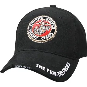 Čepice ROTHCO Čepice DELUXE USMC G & A LOGO baseball ČERNÁ