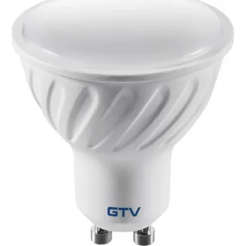 Žárovka SVĚTELNÝ ZDROJ LED, SMD 2835, STUDENÁ BÍLÁ, GU10, 6 W, AC 220–240 V, 50–60 Hz, VYZAŘOVACÍ ÚHEL 120*, 440 lm