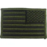 ROTHCO Nášivka US vlajka reverzní 5 x 7,5 cm ZELENO-ČERNÁ