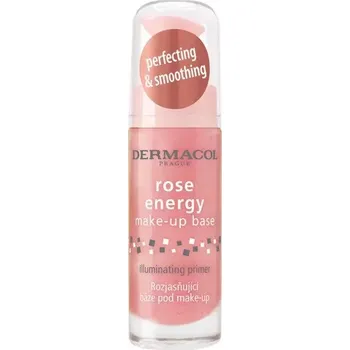 Podkladová báze na tvář Dermacol Rose Energy Make-up Base rozjasňující báze pod make-up 20 ml