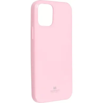 Pouzdro na mobilní telefon Pouzdro MERCURY Jelly Case iPhone 12 Pro Max - Světle růžové
