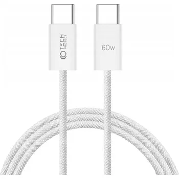Datový kabel Tech-Protect UltraBoost Classic YJ-0020 Kabel USB-C / USB-C PD60W/3A 2m bílý