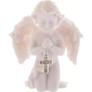 Smuteční dekorace Anděl s křížkem