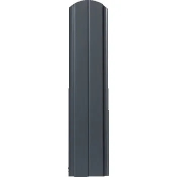 Plotovka Plechová plotovka Spazio oblá antracit 1500 x 11,5 x 0,9 cm