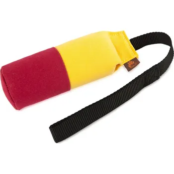 tréninková pomůcka pro psa Firedog Speedy dummy marking 250 g žlutý / vínový