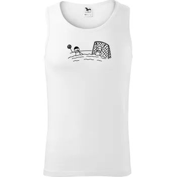 Pánské termoprádlo Vodní Pólo kreslené - Tílko pánské Core - 2XL ( Bílá )