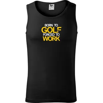 Pánské termoprádlo Born golf forced to work - Tílko pánské Core - S ( Černá )