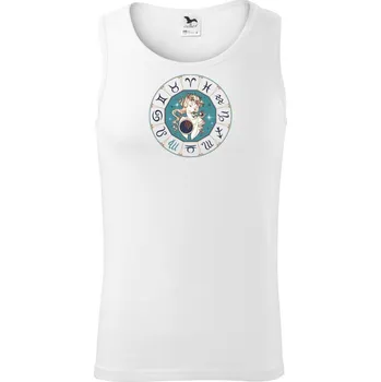 Pánská móda Souhvězdí panna barevné - Tílko pánské Core - M ( Bílá )