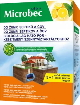 Čistič septiku a jímky BROS Microbec přípravek do žump, septiků a ČOV 6x 25 g