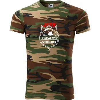 Pánské tričko Jsem Fotbalový strejda / fotbalová teta - Army CAMOUFLAGE - 2XL ( Hnědý maskáč )