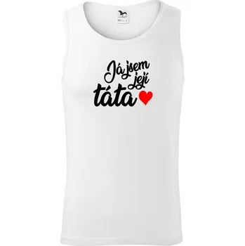 Já jsem její táta / já jsem jeho dcera - Tílko pánské Core - 2XL ( Bílá )