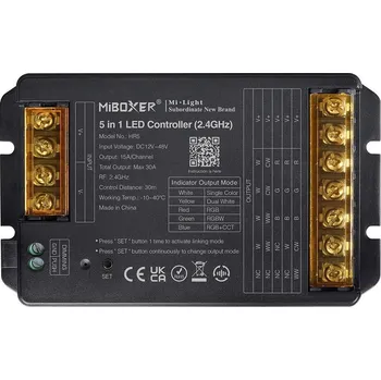 LED páska RF Přijímač 30A 5v1 pro LED pásky - Mi-Light MiBoxer - - LED Solution - HR5 - HR5