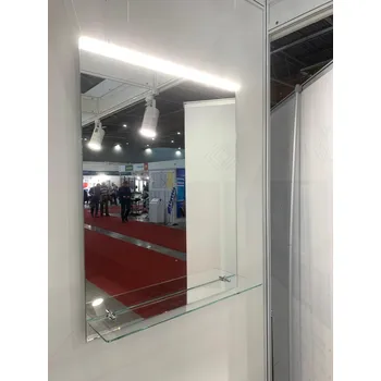 Amirro ZRCADLO ORION 60 X 80 CM OP NEW - S OSVĚTLENÍM A POLIČKOU