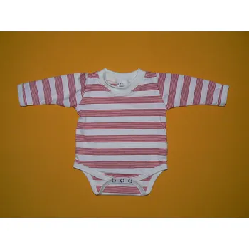 Kojenecký body Farmers, ČR Body bio dlouhý rukáv Barva: červená, Velikost: 56