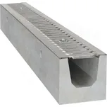 Covernit Betonový žlab A15 s pozinkovanou mříží H120 1000 x 130 x 120 mm