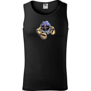 Pánské termoprádlo Znamení komiks rak - Tílko pánské Core - XL ( Černá )