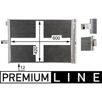 Výparník klimatizace Kondenzátor, klimatizace MAHLE AC 68 000P