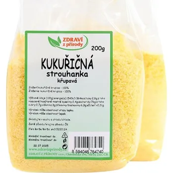Mouka IPJ NATUR s.r.o. Strouhanka kukuřičná křupavá 200g ZP 2864