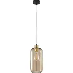 TK Lighting Marco závěsné svítidlo 1x15 W černá-hnědá 3314