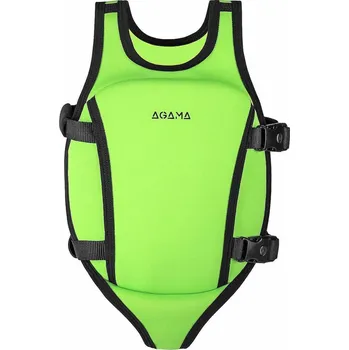 Plavecké brýle Dětská plavecká vesta Agama zelená Velikost: 2-3 roky