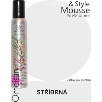 Barva na vlasy Omeisan Barevná pěna tužící Silber 200ml Stříbrné