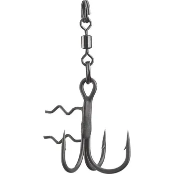 Rybářský háček 2ks - Pomocný Trojháček Daiwa Prorex Swiveled Head Assist Velikost #1