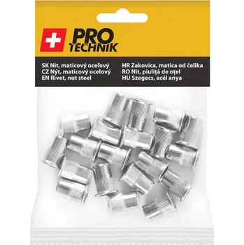 Nýt Sada maticových nýtů M4 x 10 mm, 50 ks, PRO-TECHNIK