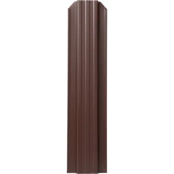 Plotovka Covernit Plechová plotovka Sicuro zkosená hnědá 150 x 11,5 x 1,8 cm