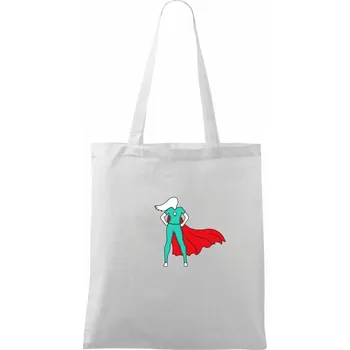 Nákupní taška Super zubařka - Taška bavlněná - 42 x 38 cm ( Bílá )