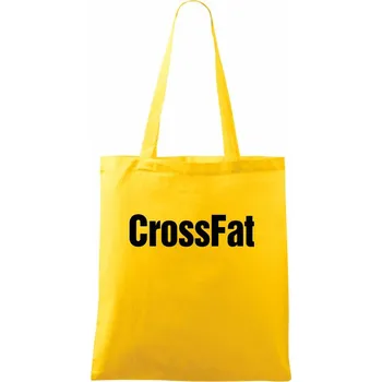 Nákupní taška CrossFat - Taška bavlněná - 42 x 38 cm ( Žlutá )