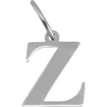 Přívěsek 3806 Zlatý přívěsek z bílého zlata tiskací písmeno Z 0,25g