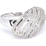 sZlato.cz 3383 Zlatý dámský prsten z bílého zlata Velikost obvod (mm): 57, Váha: 4.37 g