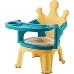 Bavytoy Dětská jídelní židlička žlutá