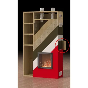 Krbová obestavba Revizní otvor pro krby SILADOOR 44,4 x 44,4 cm