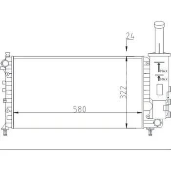 Chladič motoru Chladič, chlazení motoru HART 604 072