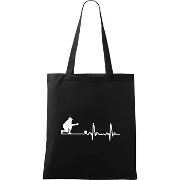 EKG petanque - Taška bavlněná - 42 x 38 cm ( Černá )