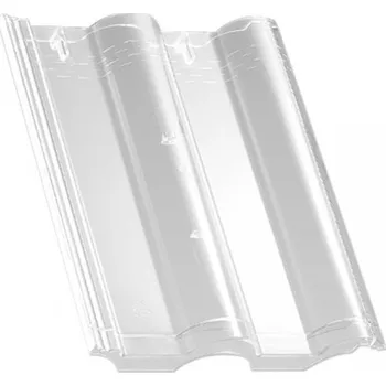 Průsvitná krytina KM Beta Taška plastová prosvětlovací Beta průhledná 331 x 420 mm