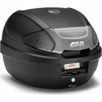 Motodoplněk E300NT2B TECH kufr GIVI černý, čiré odrazky, nové zavírání (Monolock s plotnou), objem 30 ltr.