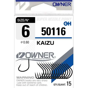 Rybářský háček háček Owner s lopatkou/15ks/ 50116.08