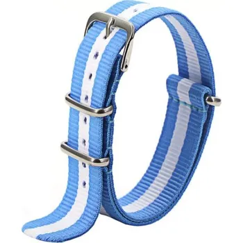 Řemínek na hodinky Textilní NATO řemínek - motiv 33 - 20 mm + 5 let záruka a dárek ZDARMA