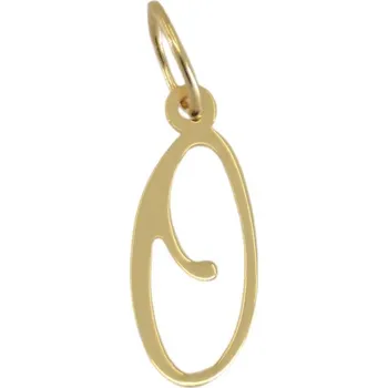 Přívěsek 3646 Zlatý přívěsek písmeno O 0,20g