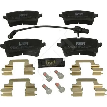 Brzdová destička Sada brzdových destiček, kotoučová brzda HART 252 929
