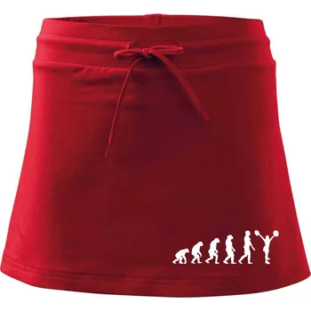 Dámská sukně Evolution cheerleading - roztleskávačka - Sportovní sukně - two in one - M ( Červená )