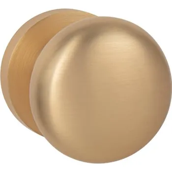 MPK - KOULE - R pevná bez spodní rozety, koule pevná ks OLS - Mosaz broušená