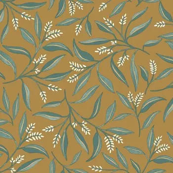 Tapeta Vliesová tapeta Green&Co louka okrová 0,53x10,05 m